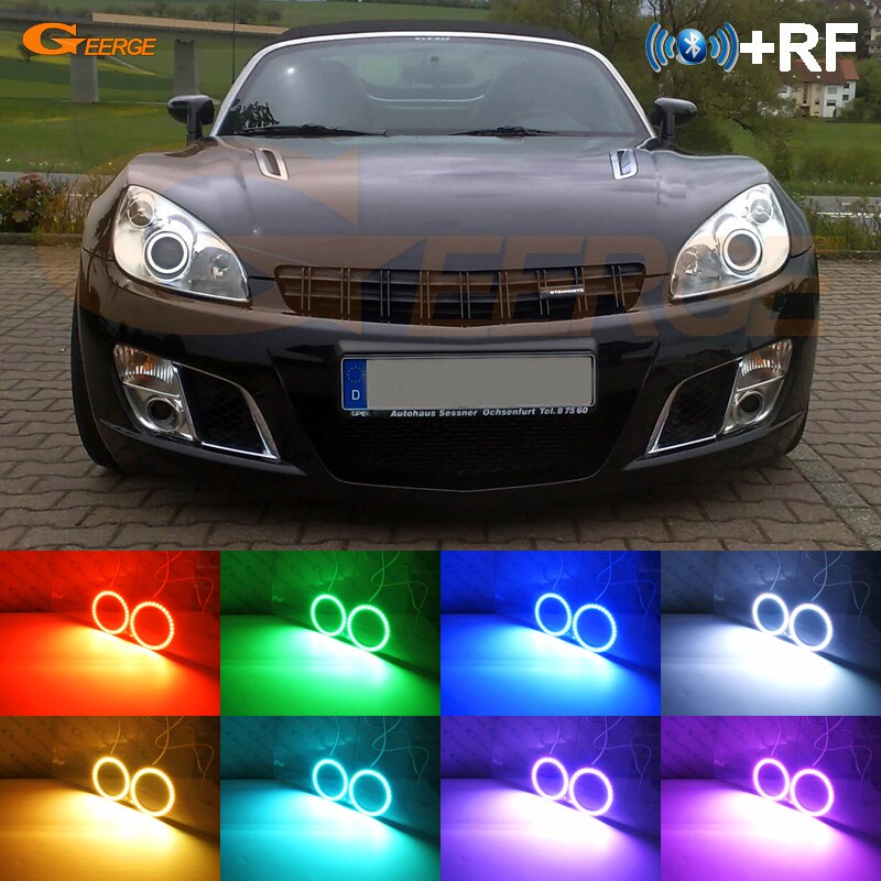 Opel GT Roadster 2007 2008 2009 2010  RF   APP Ƽ ÷ Ʈ Ʈ RGB LED õ  ŰƮ